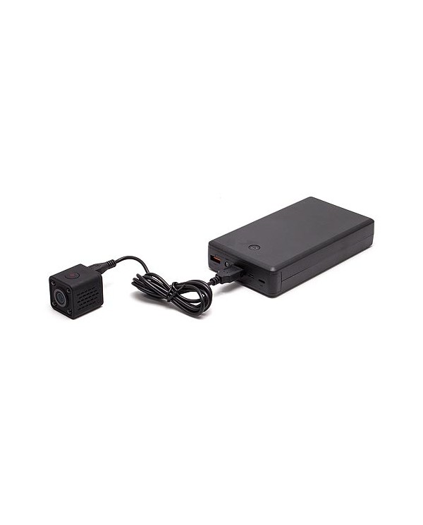 Kit micro caméra WiFi HD 1080P avec infrarouge invisible batterie longue autonomie 20A et microSD 32Go