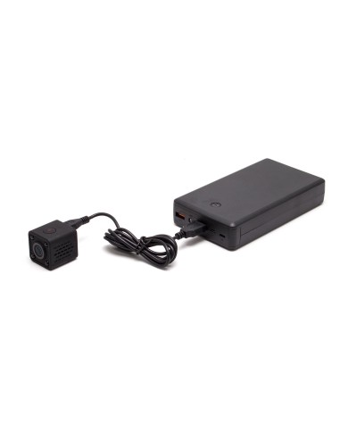 Kit micro caméra WiFi HD 1080P avec infrarouge invisible batterie longue autonomie 20A et microSD 32Go