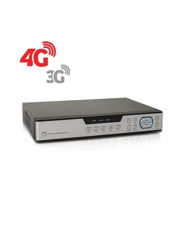 Enregistreur de vidéosurveillance 3G/4G hybride 8/16 voies IP / AHD 1080P avec 1 To