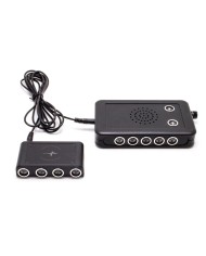 Brouilleur de microphone à ultrasons et acoustique portable autonome avec transducteur à ultrason déporté