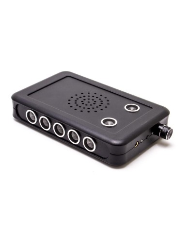 Brouilleur de microphone à ultrasons et acoustique portable autonome avec transducteur à ultrason déporté