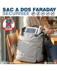 Sac à Dos Faraday Anti-Ondes RFID | Protection GPS & Téléphone 36-55L