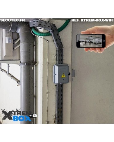 Boîte électrique caméra cachée WIFI avec kit d'enregistrement vidéo sur carte micro SDHC longue autonomie