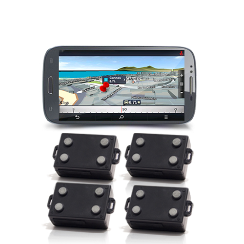 4 balises GPS et un Smartphone 5.3 pouces 4 balises GPS et un Smartphone 5.3 pouces