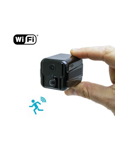 Micro caméra espion WiFi HD 1080P longue autonomie détection IR invisible