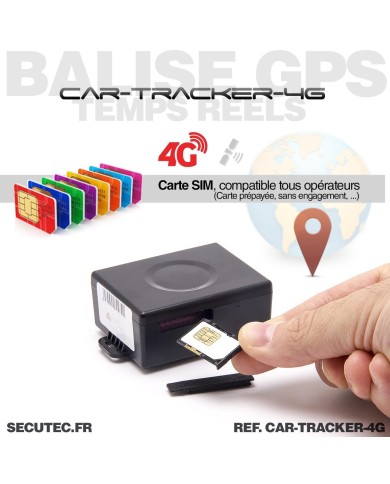 Balise GPS, tracker espion, Traceur GPS temps réel