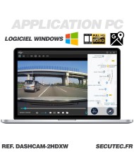 Enregistreur de conduite auto moto avec double caméra HD 1080P GPS