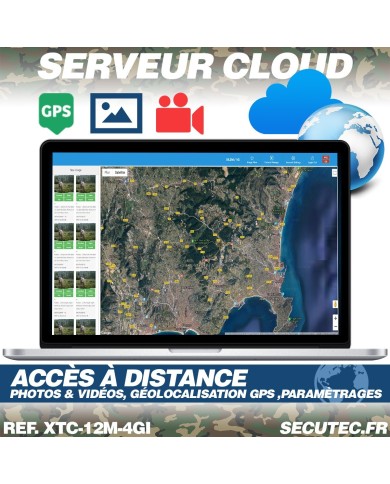 Caméra de chasse HD 1080P IR invisible GPS GSM 4G