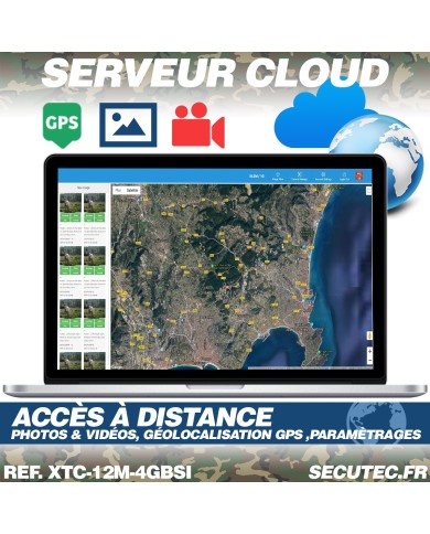 Caméra de chasse solaire box HD 1080P IR invisible GPS GSM 4G alerte