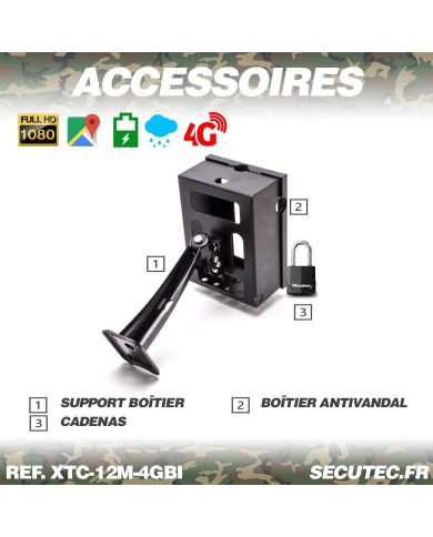 Caméra de chasse HD 1080P IR invisible GPS GSM 4G alerte envoi photo