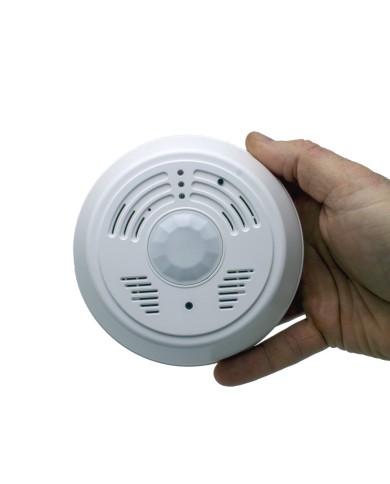 Détecteur de fumée caméra WiFi P2P HD 1080P détecteur PIR 128 Go