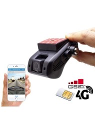 Enregistreur de conduite double caméra HD 1080P avec enregistreur GPS et transmission 3G GSM sur smartphone & PC