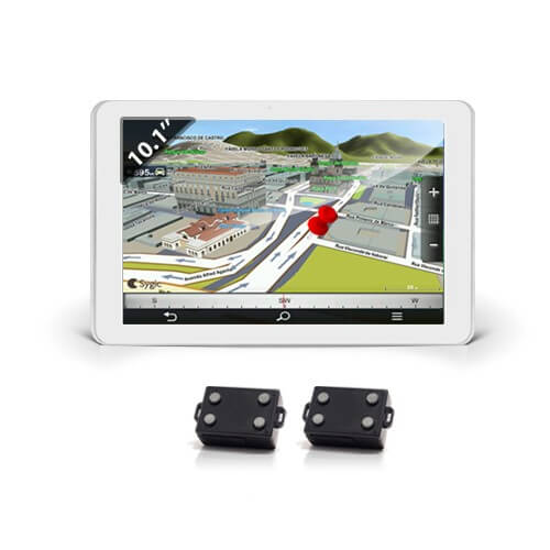 Kit de geolocalisation en temps réel tablette tactile avec 2 balises GPS Kit de geolocalisation en temps réel tablette tactile avec 2 balises GPS