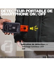 Détecteur portable de smartphone allumé ou éteint