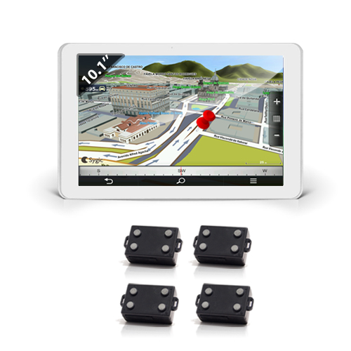 Kit de géolocalisation avec 4 balises GPS Kit de géolocalisation avec 4 balises GPS