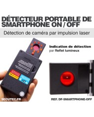 Détecteur portable de smartphone allumé ou éteint
