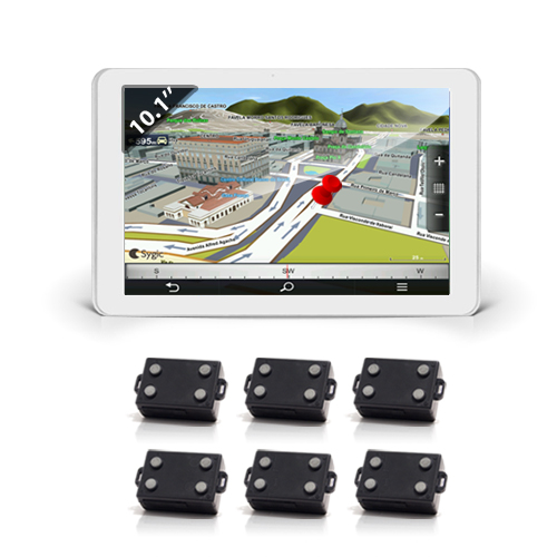 Kit de géolocalisation avec 6 balises GPS Kit de géolocalisation avec 6 balises GPS