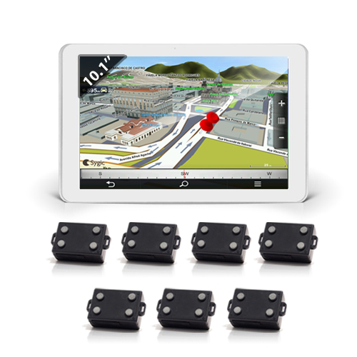 Kit de géolocalisation avec 7 balises GPS Kit de géolocalisation avec 7 balises GPS