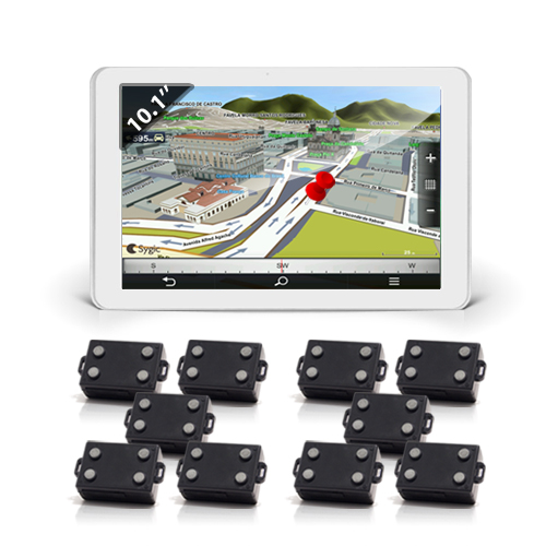 Kit de géolocalisation avec 10 balises GPS Kit de géolocalisation avec 10 balises GPS