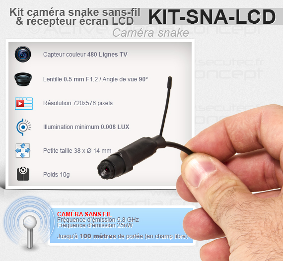 caméra snake sans fil