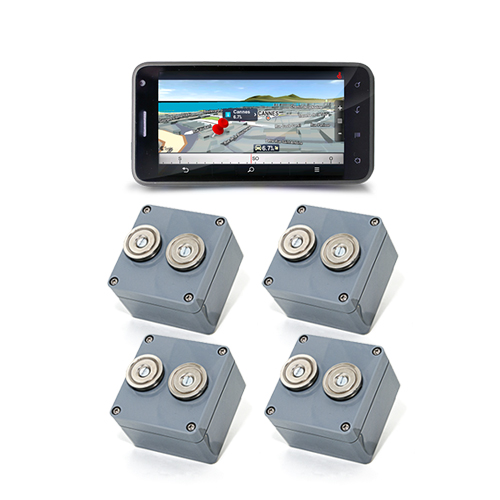 Kit de géolocalisation en temps réel écran tactile 5.3" et 10 balise GPS Kit de géolocalisation en temps réel écran tactile 5.3" et 10 balise GPS