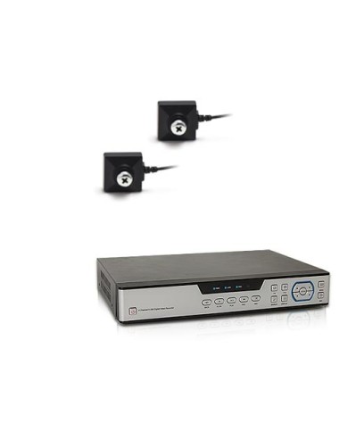 Kit vidéosurveillance 1 To avec 2 caméras cachées vis 700 lignes