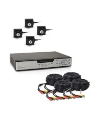 Kit vidéosurveillance 1 To avec 4 caméras cachées vis 700 lignes