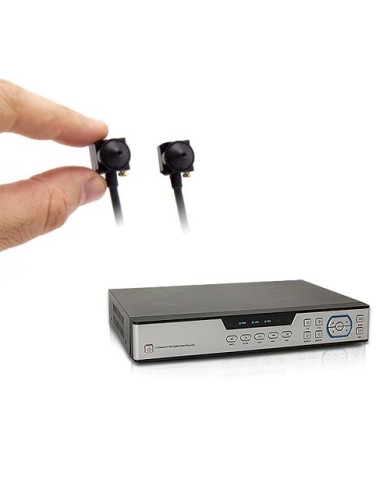 Kit enregistreur de vidéosurveillance et deux caméras snake AHD 1080P