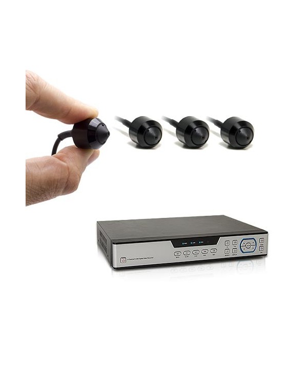 Kit enregistreur de vidéosurveillance et quatre caméras snake AHD 1080P