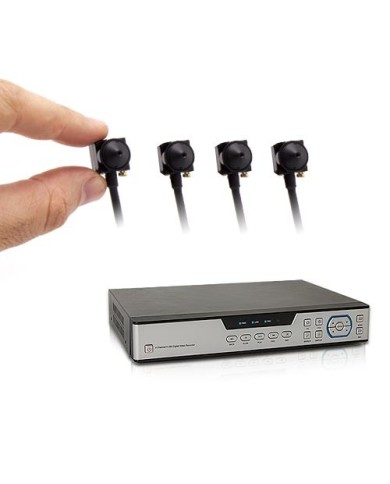 Kit enregistreur de vidéosurveillance et quatre caméras snake AHD 1080P