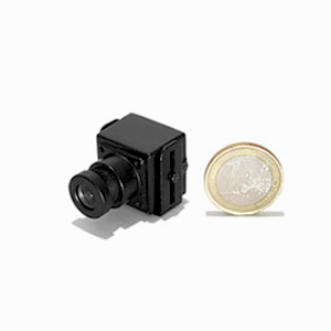 Micro caméra CCD couleur 420 lignes Jour-Nuit et objectif