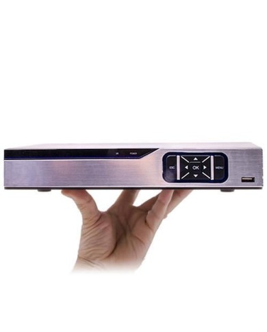 Enregistreur de vidéosurveillance AHD 4/16 voies hybride 1080P 1 To pour caméras IP ou WIFI avec accès à distance