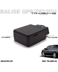Balise GPS temps réel par connexion OBD2 sans abonnement
