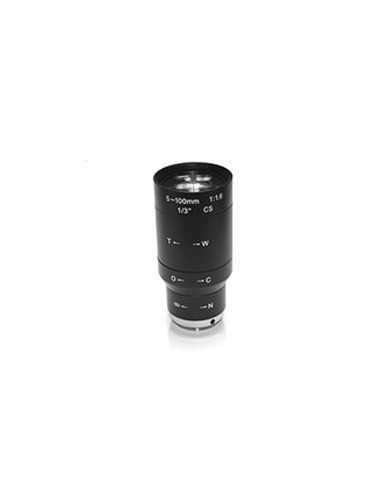 Objectif C-CS à focale variable de 5 mm à 100 mm