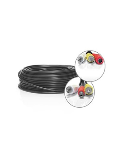 Câble RCA + Alimentation de 25 mètres