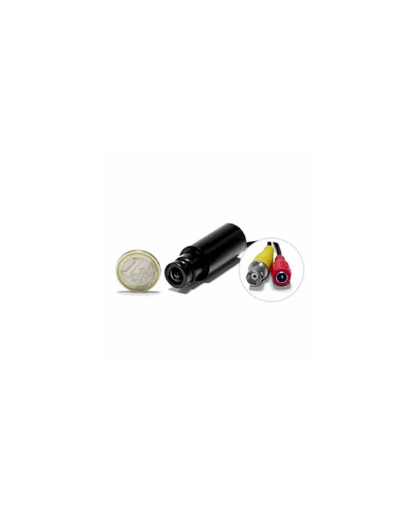 Micro caméra tube CCD N/B 600 lignes avec micro objectif