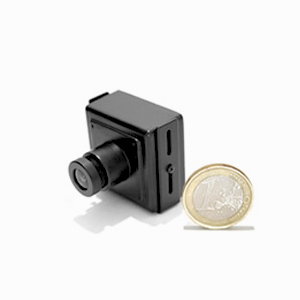 Micro camera filaire couleur CCD Ex-view 480 lignes mini objectif