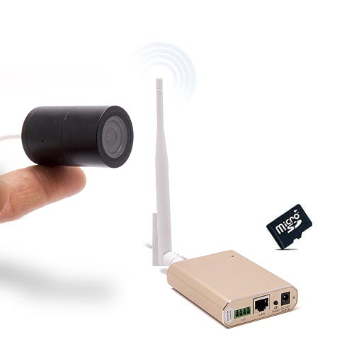 Micro caméra Waterproof WiFi HD 1080P et SDHC avec détection et accès smartphone Micro caméra Waterproof WiFi HD 1080P et SDHC avec détection et accès smartphone