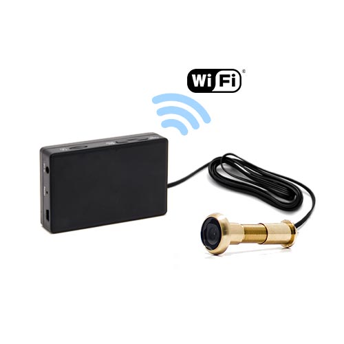 Kit camera cachée judas avec micro enregistreur IP WiFi Kit camera cachée judas avec micro enregistreur IP WiFi