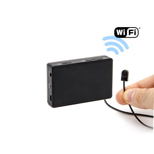 Kit micro caméra avec micro enregistreur IP WiFi