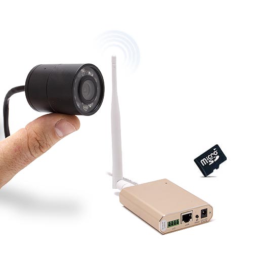 Micro caméra infrarouge Waterproof WiFi HD 1080P et SDHC avec détection et accès smartphone Micro caméra infrarouge Waterproof WiFi HD 1080P et SDHC avec détection et accès smartphone