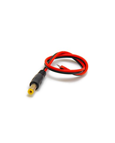 Connecteur DC mâle avec câble de 30 cm