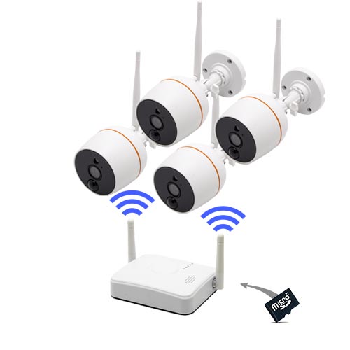 Kit 4 caméras Wi-Fi HD...