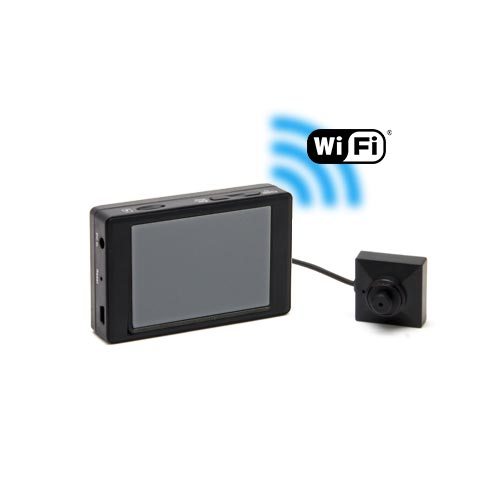 Kit micro caméra bouton ou vis Full HD avec micro enregistreur avec écran  tactile et connexion Wi-Fi sur smartphone iOS & Andr