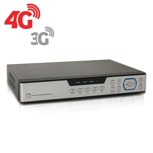 Enregistreur de vidéosurveillance 3G/4G hybride 4/16 voies IP / AHD 1080P avec 1 To