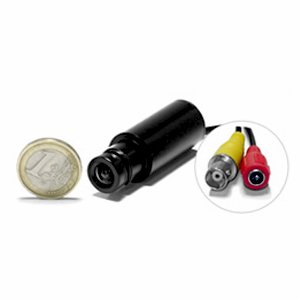 Micro caméra tube CCD N/B 600 lignes avec micro objectif