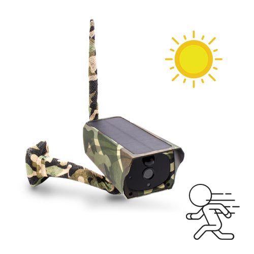 Caméra camouflage solaire IP Wi-Fi extérieure HD 1080P