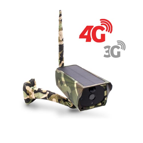 Caméra camouflage solaire 3G 4G IP Wi-Fi extérieure HD 1080P Caméra camouflage solaire 3G 4G IP Wi-Fi extérieure HD 1080P