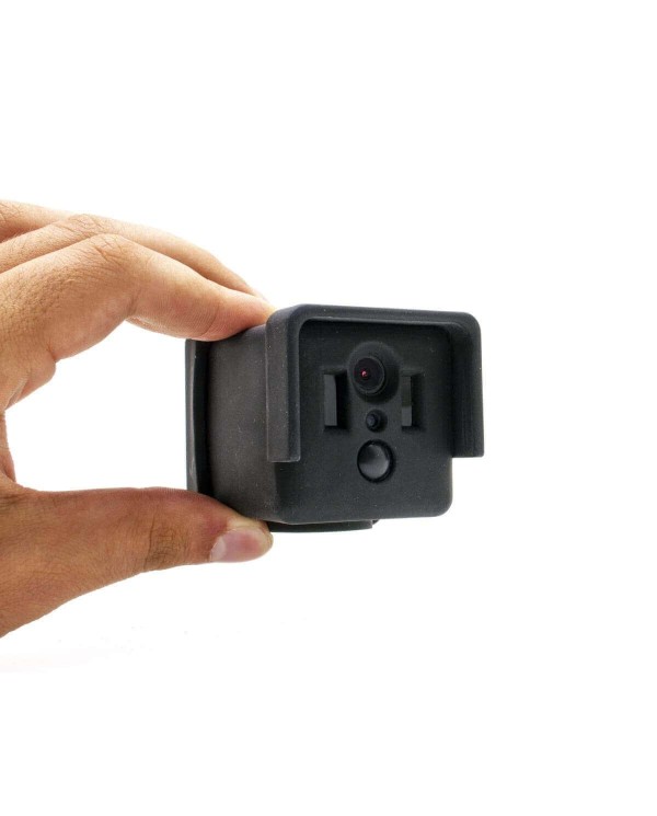 Kit micro caméra WiFi HD 1080P longue autonomie waterproof avec détection de mouvement PIR et vision nocturne invisible 128 Go