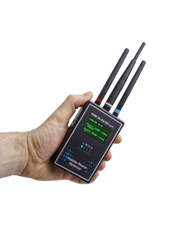 Détecteur portable de smartphone GSM 2G 3G 4G 5G avec écran LCD